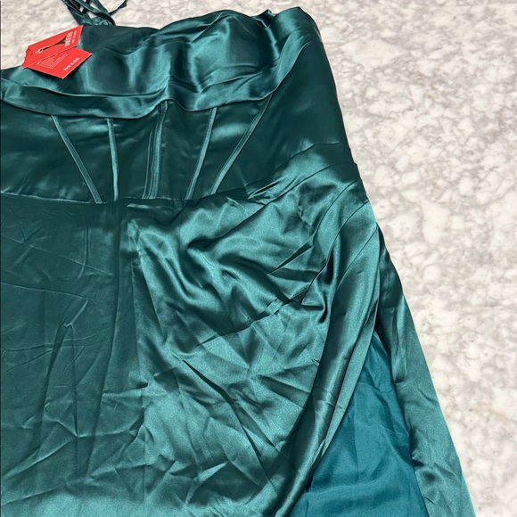 Dress Barn Strapless Teal Dress - Picture 10 of 16